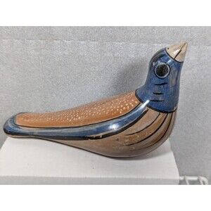 Vintage Tonala Hand Painted Dove Bird Mexican Ceramic Pottery Mexico Art TN9